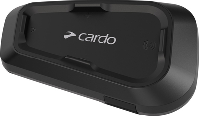Sistem muhabeti për motor Cardo Spirit HD Duo, set dopjo, deri 600 m, i zi
