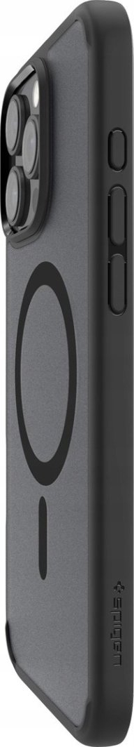 Mbulesë Spigen Ultra Hybrid MagSafe për iPhone 16 Pro, transparente, buzë të zeza