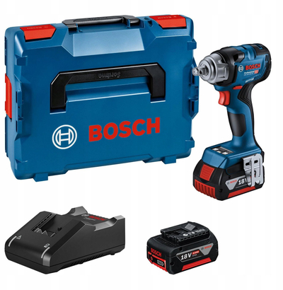 Kaçavidë goditëse pa kavo Bosch Professional 18V-330 HC, 18V Li-ion, me bateri rezervë dhe karikues, blu