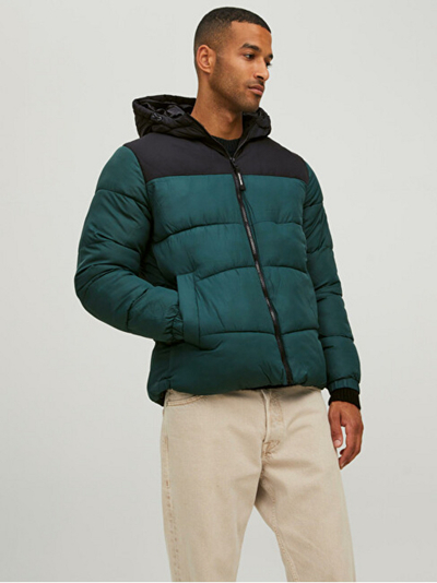 Xhaketë Jack & Jones JJCHILLI, e zezë/gjelbër