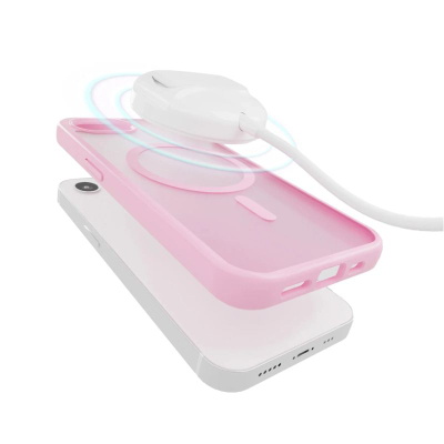 Maskë telefoni Puro Cover për Apple iPhone 16e, TPU, MagSafe, rozë