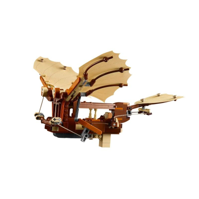 Set LEGO Icons Leonardo Da Vinci's Flying Machine 10363, 493 pjesë, bezhë