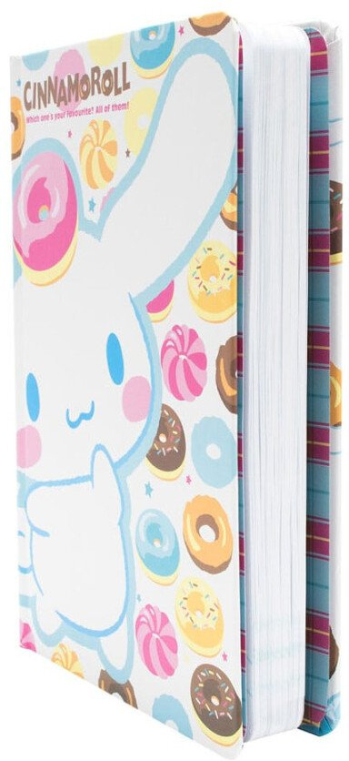 Fletore Cinnamoroll A5, 80 faqe, kapak i fortë, e bardhë rozë blu