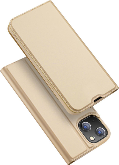 Këllëf-portofol DUX DUCIS Skin Pro për iPhone 14, bëhet edhe si stand, me xhep për kartë, ngjyrë flori