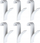 Varëse rrethore për radiator Wenko, set 6 copë, të bardha