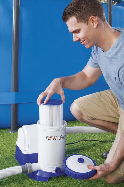 Pompë filtrimi Bestway IV 2500 gal 9463 L/h, e bardhë