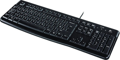 Tastierë Logitech K120, DE, e zezë
