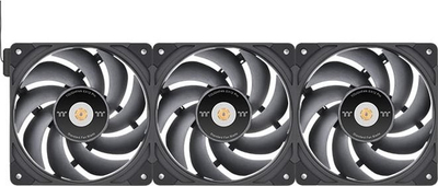 Ventilatorë PC Thermaltake TOUGHFAN EX12 Pro, 120mm, PWM, set 3 copë, ngjyrë e zezë