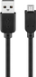 Kabull USB Delock, USB A në Micro USB, 30 cm, i zi