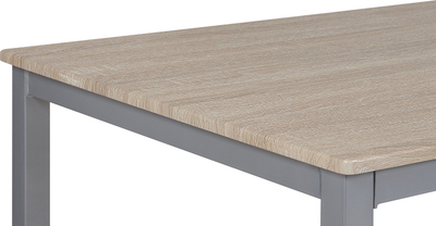 Set ngrënieje Blumberg Light Wood, tavolinë 110 x 70 cm, 4 karrige, dru i çelët