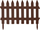 Rrethoje dekorative kopshti Prosperplast Garden Classic, 3.22m, set 7 copë, bronz