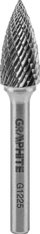 Freza metalike Graphite 55H375, karabit, 12 x 25 mm, bosht 6 x 45 mm