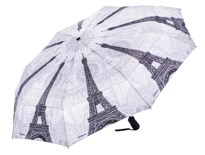 Çadër shiu Blooming Brollies, e hirtë