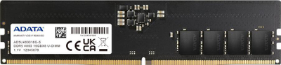 Memorie ADATA DDR5, 16 GB, 4800 MHz, CL40, AD5U480016G-R