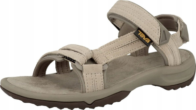 Sandale për femra Teva W Terra Fi Lite Suede, sportive, lëkurë, ngjyrë kafe