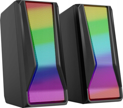 Altoparlantë kompjuteri Marvo SG-274, 2.0, 6W, RGB, të zinj