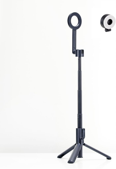 Selfie stick Bluetooth SELFIE Pro, me tripod magnetik, 135cm, me telekomandë