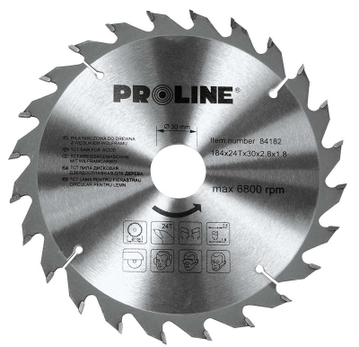 Sharrë rrethore Pro-Line 84256, 250x30mm, 60 dhëmbë, e argjendtë