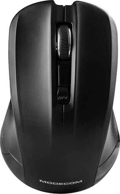 Maus Modecom WM9.1, безжичен, оптички 1600 DPI, црн
