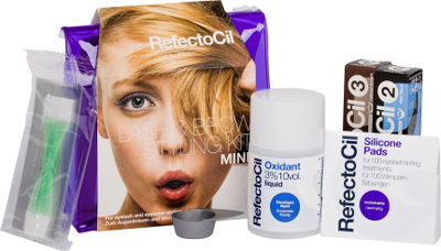 Set për vetlla edhe qerpikë RefectoCil Starter Kit Mini, për lyerje, 1 copë, shumëngjyrësh