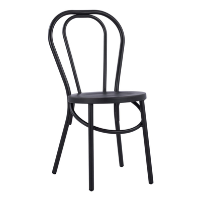 Karrige alumini Vienna 42×52×88.5 cm (HM5557.01), zezë