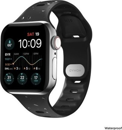 Byzylyk sportiv për smartwatch Nomad Sport Slim Band, 41mm 42mm, i zi