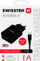 Karikues muri Swissten Power Adapter Smart IC, 5W, 1x USB 1A me kabllo MicroUSB 1.2m, i zi