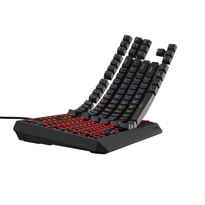Tastierë mekanike Genesis Thor 230 TKL, Outemu Red, RGB, e zezë
