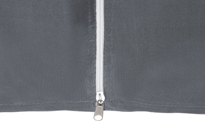 Çadër kopshti Beliani Gazebo Colos, metal 4x3 m, me perde, gri grafit