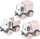 Set lodrash makina Wader Pink Cotton Candy Kid Cars Trio, 3 copë, plastikë, rozë