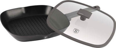 Tigan grill Berlinger Haus Anthracite BH-8127, 28cm, me kapak, antracit