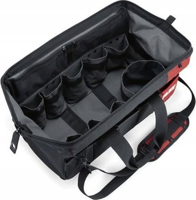 Çantë transporti Flex FB L 700/400, 70x40 cm, për vegla elektrike, e zezë me të kuqe