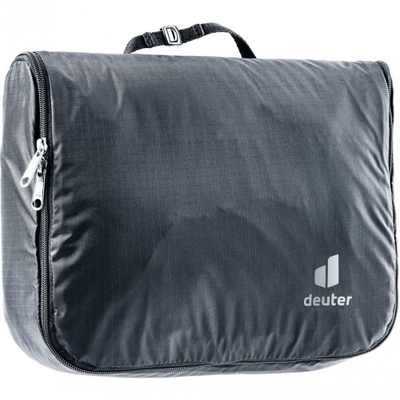 Çantë tualeti Deuter Wash Center Lite II, 3L, me grep varje, e zezë