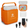 Frigorifer portativ Peme Trip 33L, 12V 230V, Bluetooth, portokalli