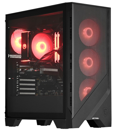 PC Gaming Actina AMD Ryzen 5 7500F, Radeon RX 7700 XT 12GB, i zi