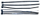 Lidhëse kabllosh Mega 59230C, 3.6x300 mm, 100 copë, të zeza