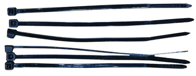 Lidhëse kabllosh Mega 59230C, 3.6x300 mm, 100 copë, të zeza