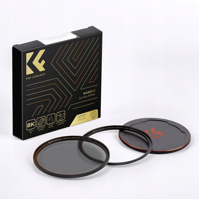 Магнетен филтер CPL K&amp;F Concept Nano-X, 58mm, водоотпорен, црн