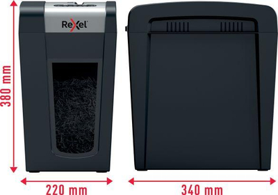 Рексел Секјур MC6 SL машина за сечење документи, P 5, 18L, црна