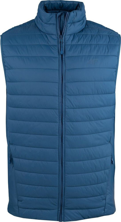 Jelek për burra 4F M062, mbushje sintetike, i papërshkueshëm nga uji, blu