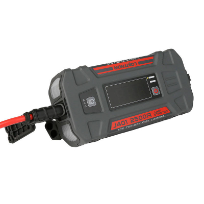Startues makine Lokithor J401, 2500A, 12V 74Wh, i zi e kuqe