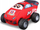 Makina lodër Bburago My First Soft Car Junior, mekanizëm tërheqës, për fëmijë 1+, e kuqe