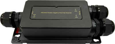 Përsëritës industrial PoE LevelOne IP67 BT, për rrjet, gri