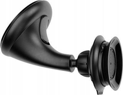 Mbajtës telefoni për makinë Fidlock Vacuum Car Suction Base, montim në xham, rrotullim 360°, i zi