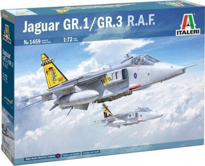 Avion lodër Italeri Jaguar GR.1 / GR 3 RAF, i bardhë