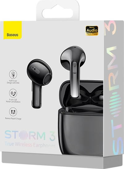 Kufje TWS Baseus Storm 3, Bluetooth 5.2, ANC, t’zeza