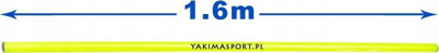 Shkop gjimnastikor Yakimasport Training Pole 160cm, plastikë, portokalli
