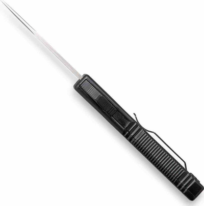 Thikë automatike TOGO CobraTec Lightweight OTF, çelik D2, dorezë alumini e zezë