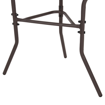 Tavolinë gjysmë-rrumbullakët Lima 70×40×64,5 Hcm (HM5967.02), kaftë