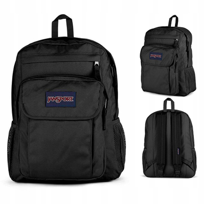 Çantë shpine JanSport Union Pack EK0A5BAJN55, 100% poliester, me plot ndarje, e zezë